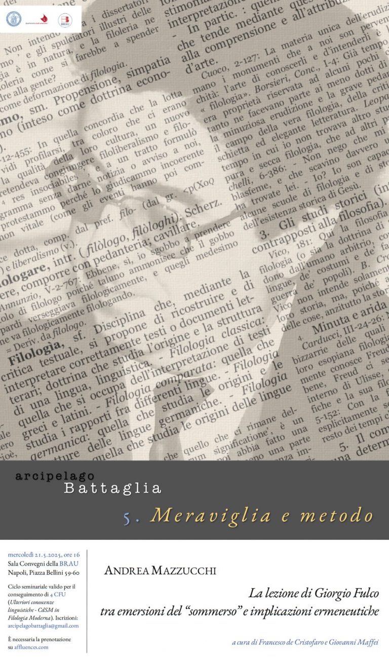 Arcipelago Battaglia - 5 Meraviglia e metodo. Giorgio Fulco