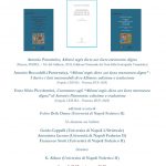 Presentazione edizioni del Panormita (ed. F. Delle Donne)